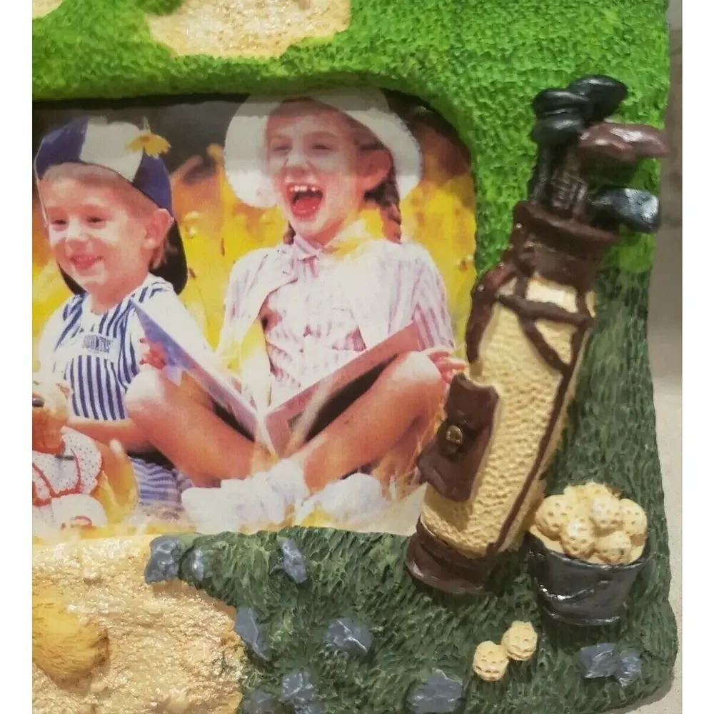 Kids Golfing Picture Frame Bear Golfing 5